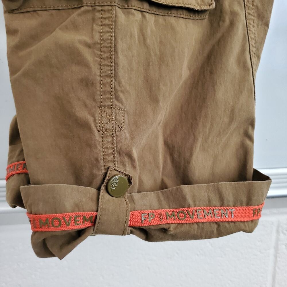 Free People Movement Pants Womens Small Khaki Mesmerize Me Pant Cargo - Picture 10 of 14